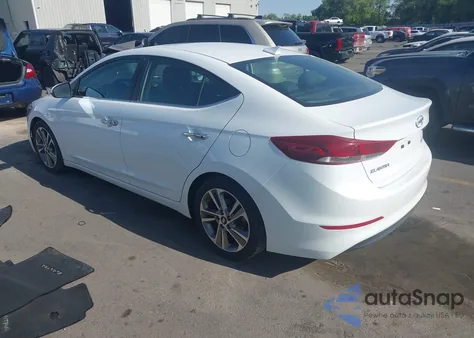 2017 Hyundai Elantra Limited из США, поврежденный, VIN 5NPD84LF0HH032690